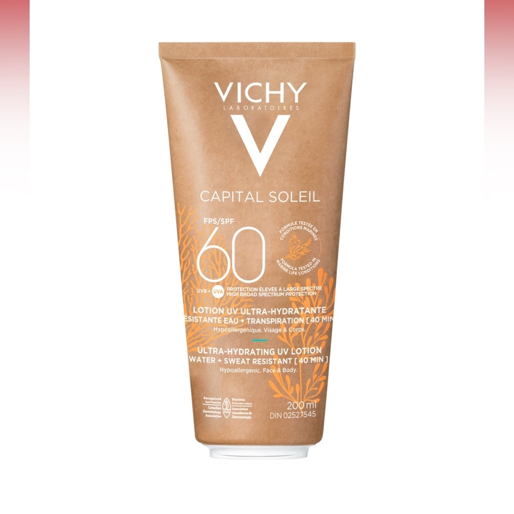 SALE……..NEW FULL SIZE VICHY CAPITAL SOLIEL HYDRATING LOTION SPF60 200 ml